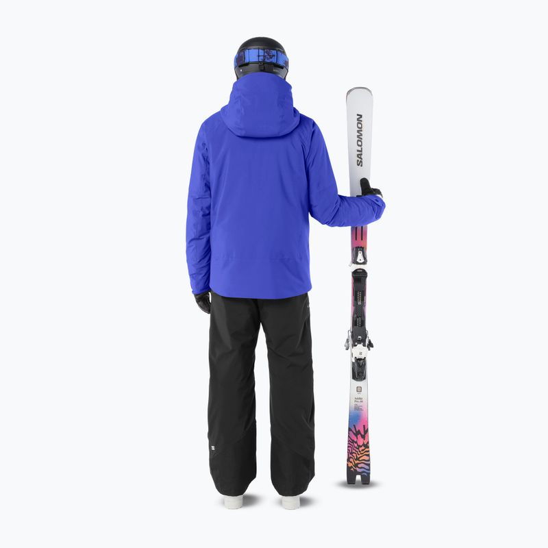 Куртка лижна чоловіча Salomon Brilliant 2.0 clematis blue 3