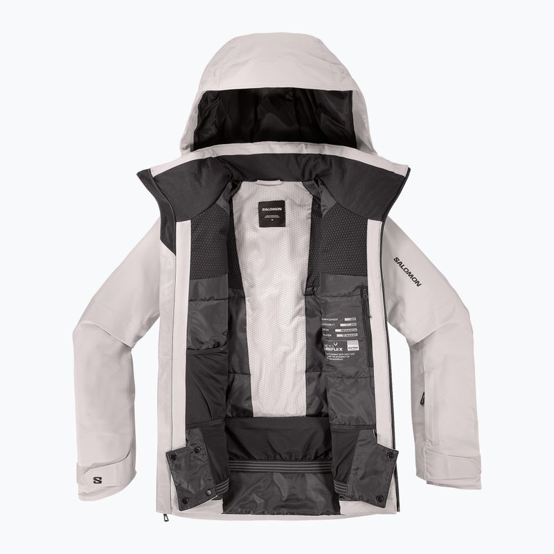 Куртка лижна жіноча Salomon Brilliant 2.0 silver cloud 8