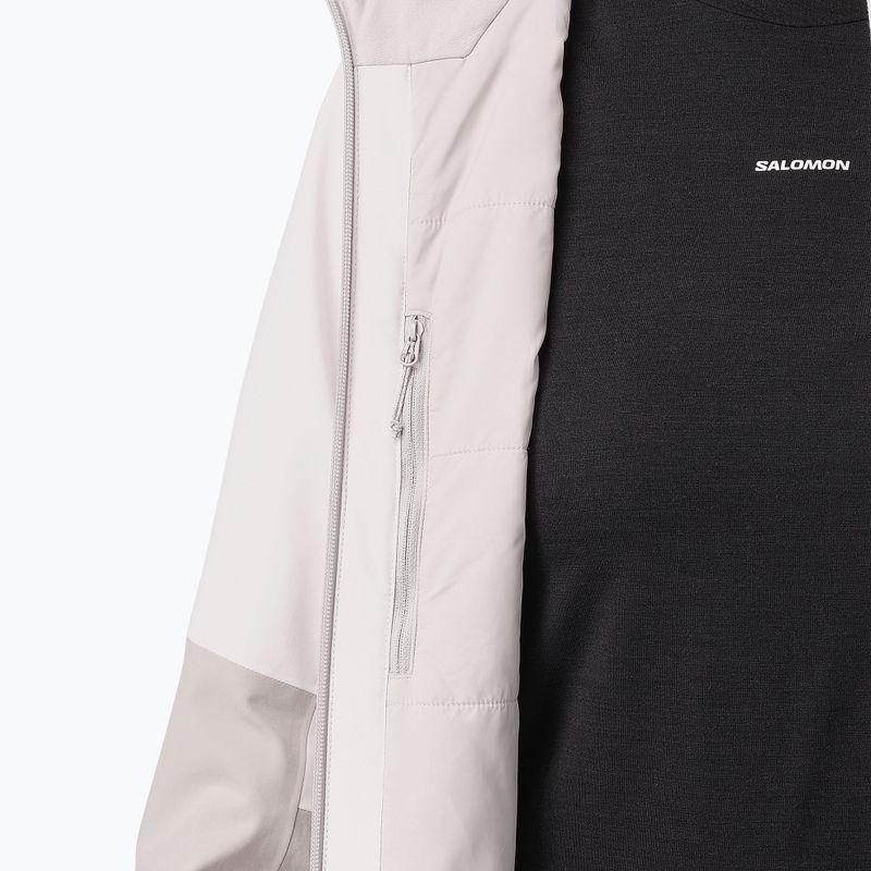 Куртка лижна жіноча Salomon Highland white sand/silver cloud 5