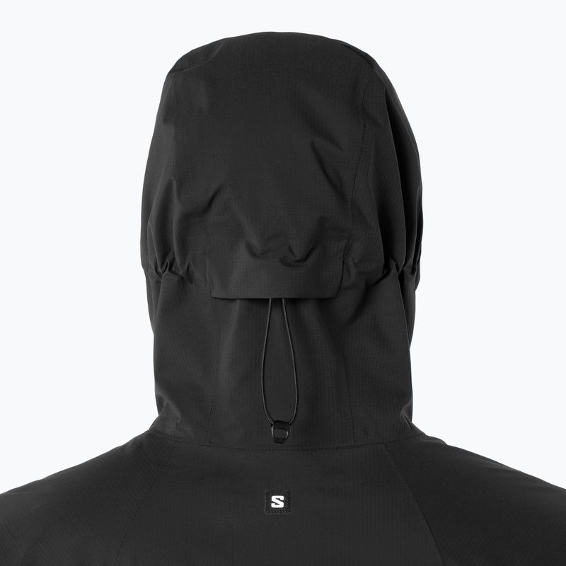 Куртка дощовик чоловіча Salomon Outquest 2.5L deep black 3