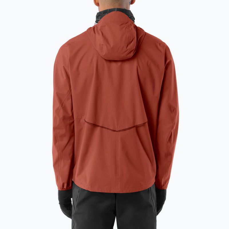 Куртка для бігу чоловіча Salomon Bonatti Waterproof burnt umber 2