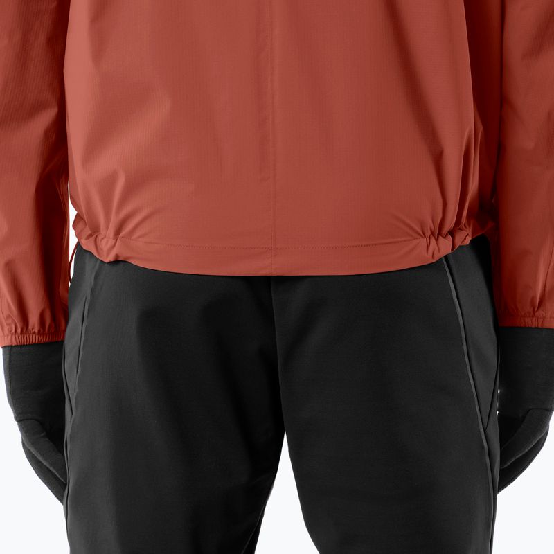 Куртка для бігу чоловіча Salomon Bonatti Waterproof burnt umber 5