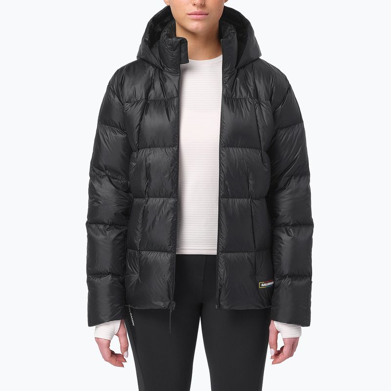 Пуховик жіночий Salomon Outpulse Down deep black
