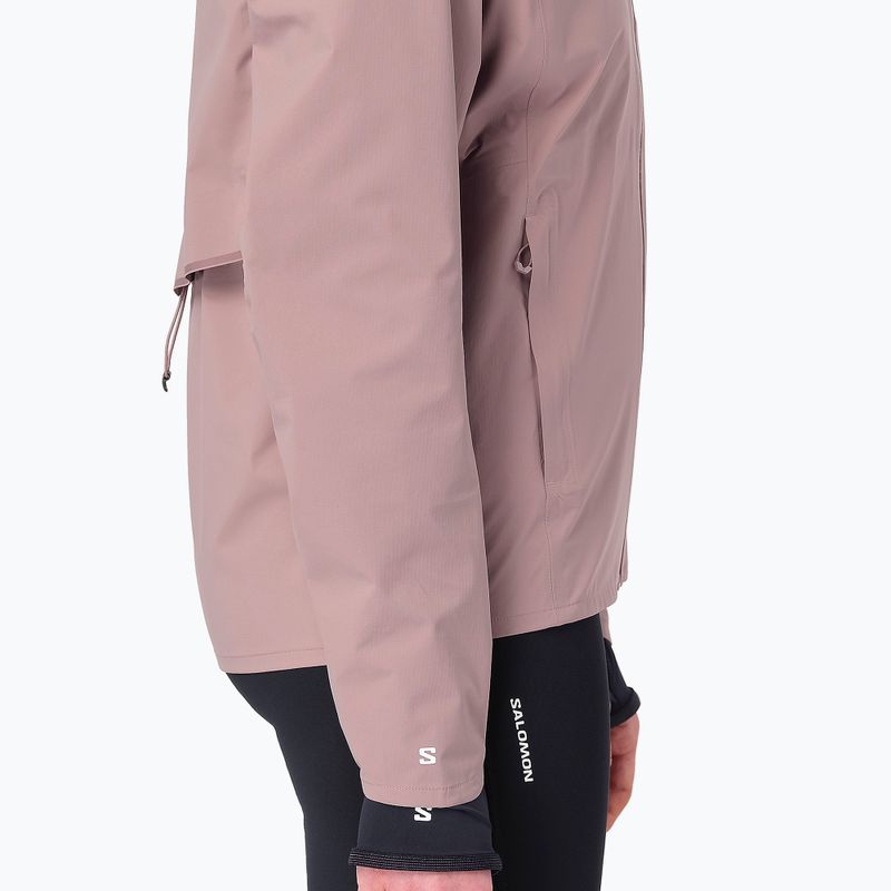Куртка для бігу жіноча Salomon Bonatti Waterproof antler 5