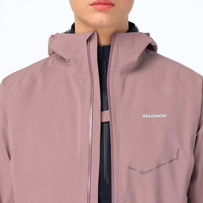 Куртка для бігу жіноча Salomon Bonatti Waterproof antler 6