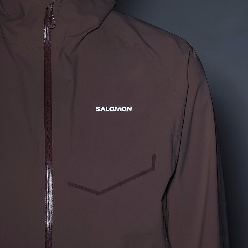 Куртка для бігу жіноча Salomon Bonatti Waterproof antler 8