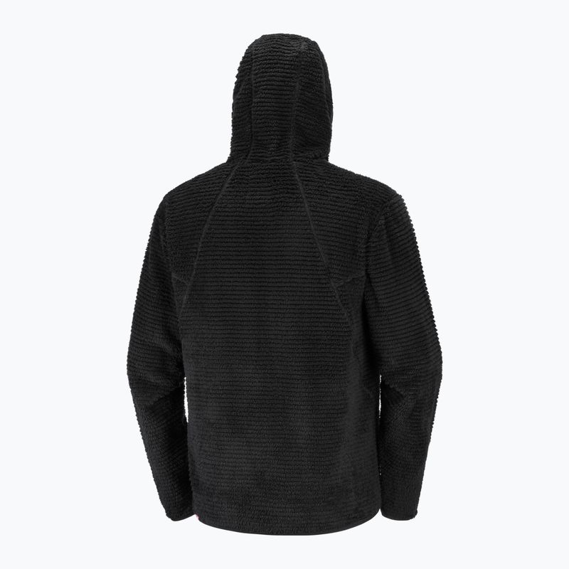 Кофта флісова чоловіча Salomon Thernova Fleece Hoodie deep black 7