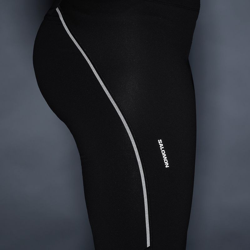 Лосини для бігу жіночі Salomon Sense Softshell Tights deep black 6