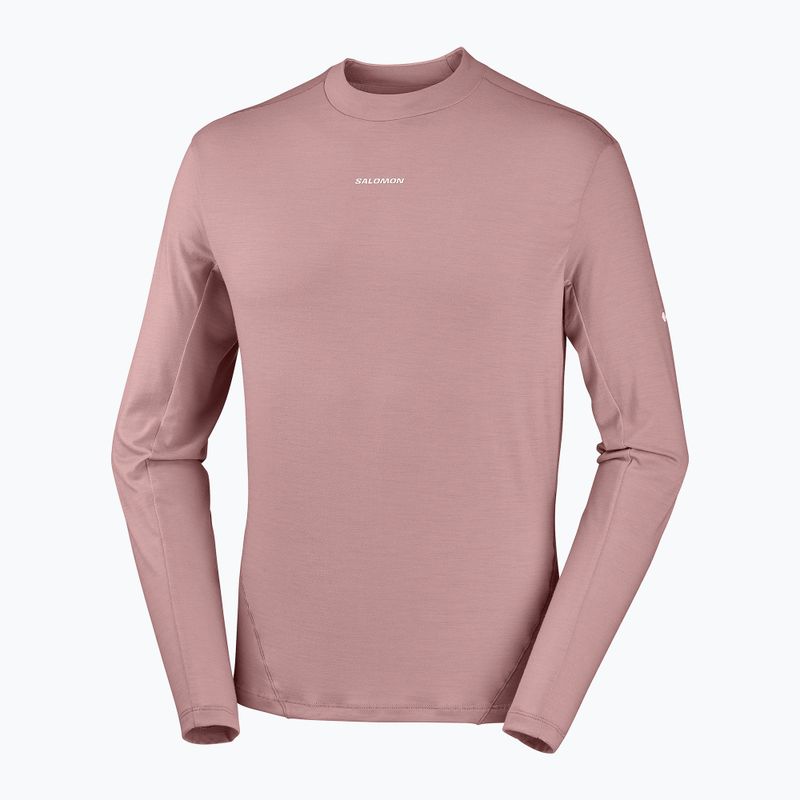 Лонгслів для бігу чоловічий Salomon Sense Merino Tee LS antler 8