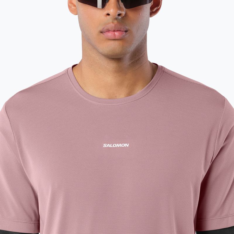 Футболка для бігу чоловіча Salomon Shakeout Core SS Tee antler 3