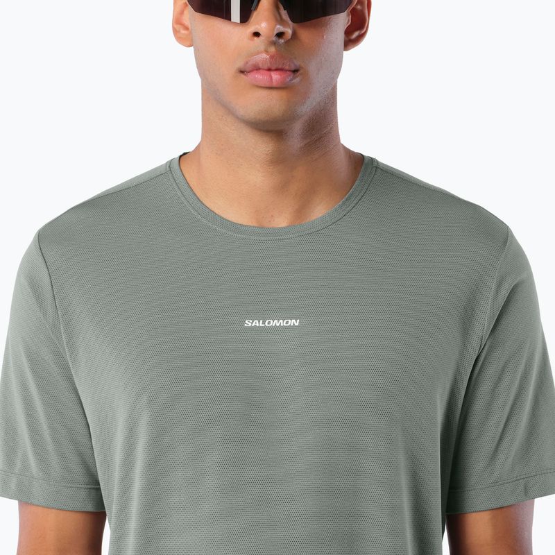 Футболка для бігу чоловіча Salomon Shakeout Core SS Tee castor gray 3