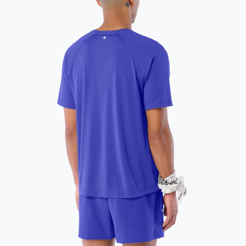 Футболка для бігу чоловіча Salomon Shakeout Core SS Tee clematis blue 2