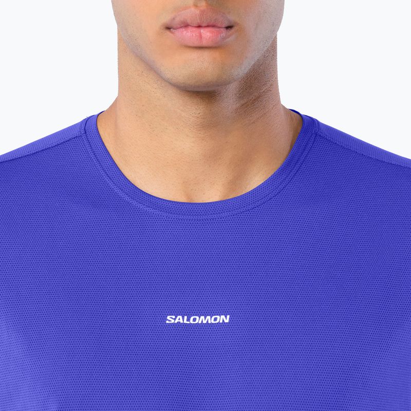 Футболка для бігу чоловіча Salomon Shakeout Core SS Tee clematis blue 3