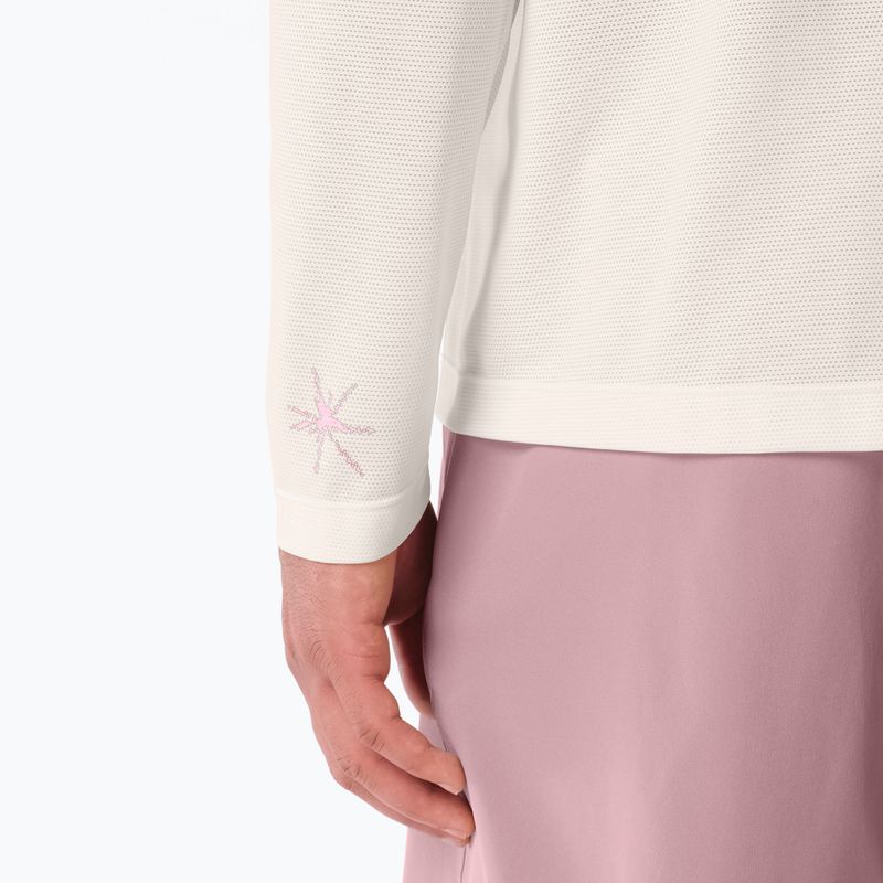 Лонгслів для бігу чоловічий Salomon Shakeout Core Tee GFX LS whisper white/pink frosting 4