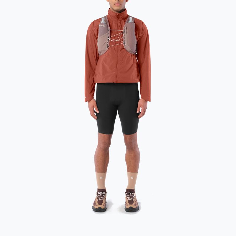 Куртка для бігу чоловіча Salomon Shakeout Fly burnt umber 2
