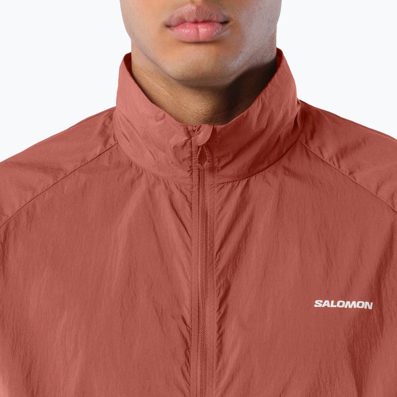 Куртка для бігу чоловіча Salomon Shakeout Fly burnt umber 5