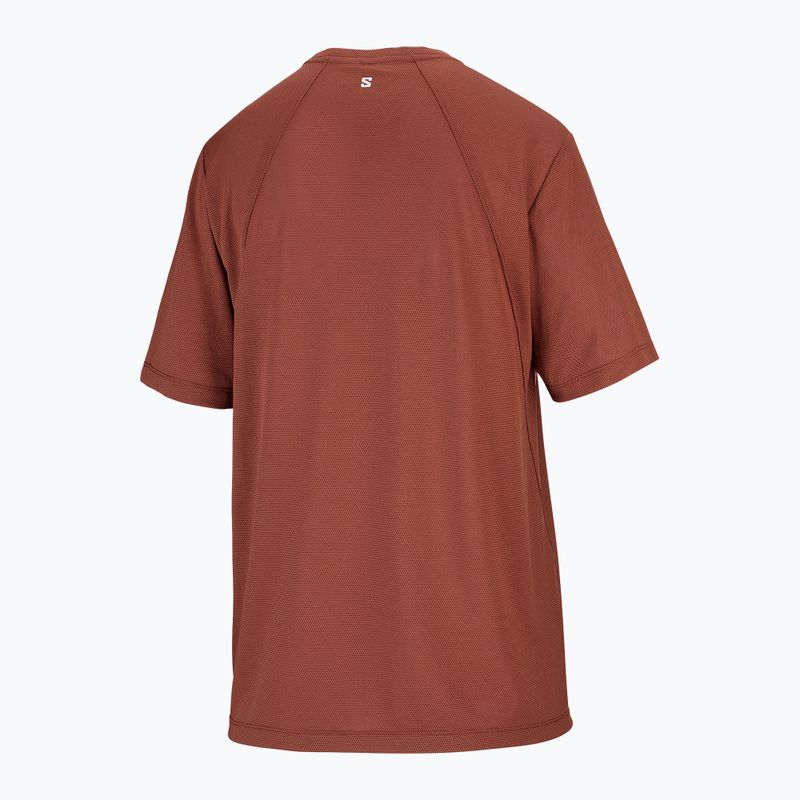 Футболка для бігу жіноча Salomon Shakeout Core SS Tee burnt umber 5