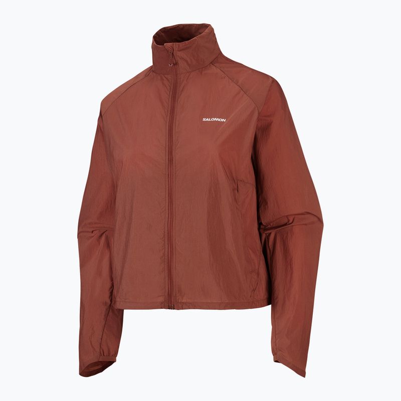 Куртка для бігу жіноча Salomon Shakeout Fly burnt umber 6