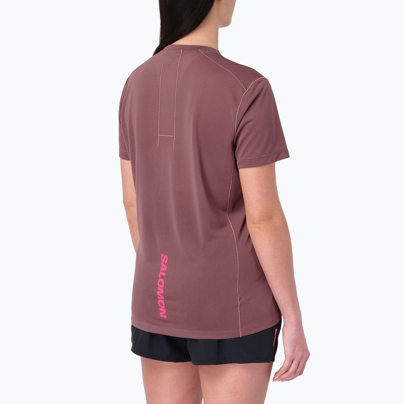 Футболка для бігу жіноча Salomon Courtney Tee SS rose taupe 2