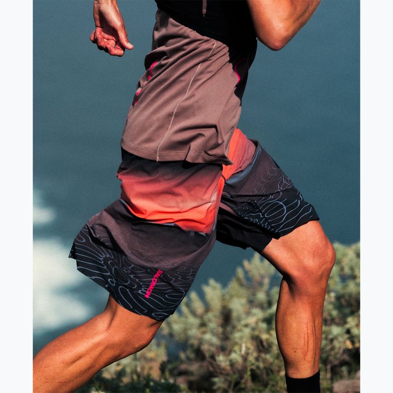 Шорти для бігу жіночі Salomon Shortney 10" Shorts rose taupe 7