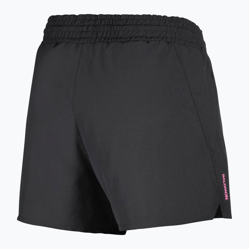 Шорти для бігу жіночі Salomon SHKout Courtney 4" deep black 7