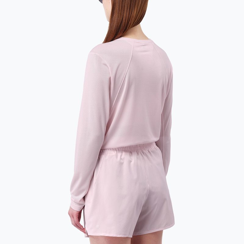 Лонгслів для бігу жіночий Salomon Shakeout Core LS Tee icy pink 2