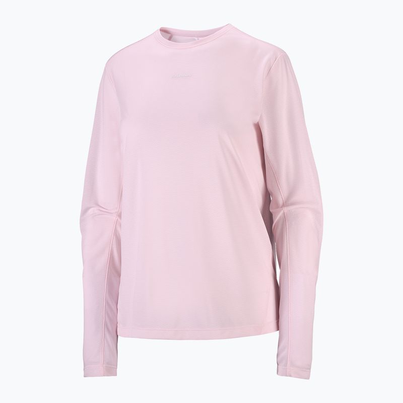 Лонгслів для бігу жіночий Salomon Shakeout Core LS Tee icy pink 4
