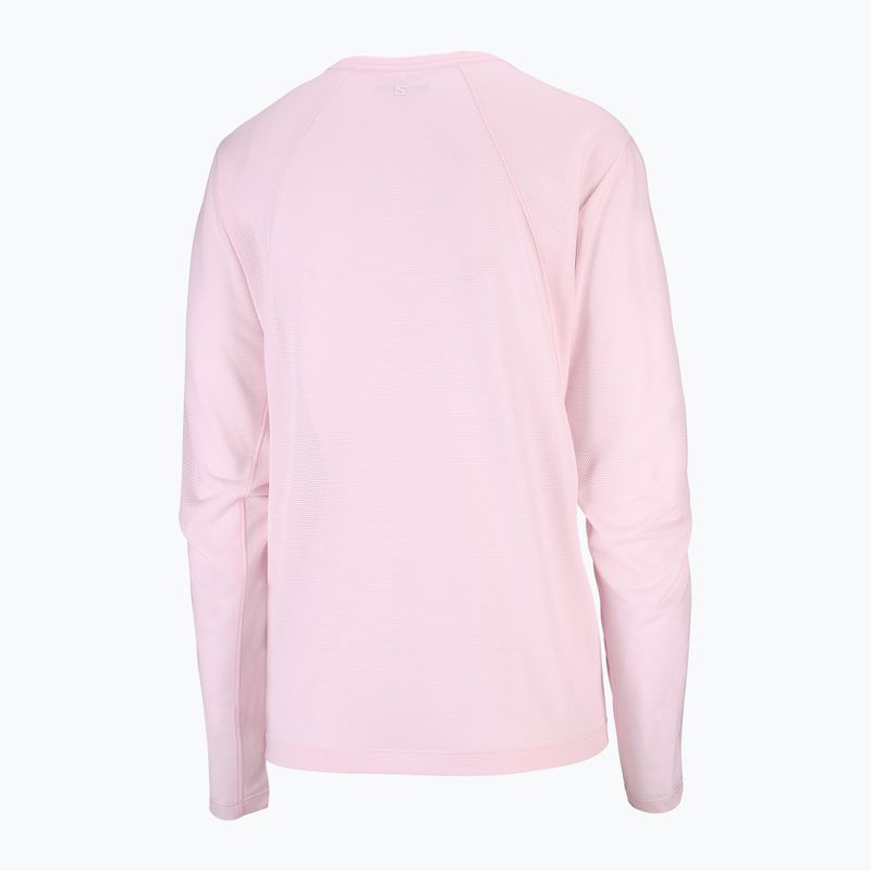 Лонгслів для бігу жіночий Salomon Shakeout Core LS Tee icy pink 5
