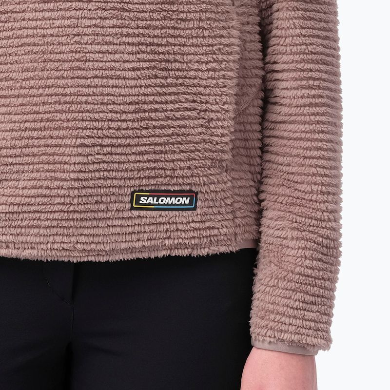 Кофта флісова жіноча Salomon Thernova Fleece antler 4