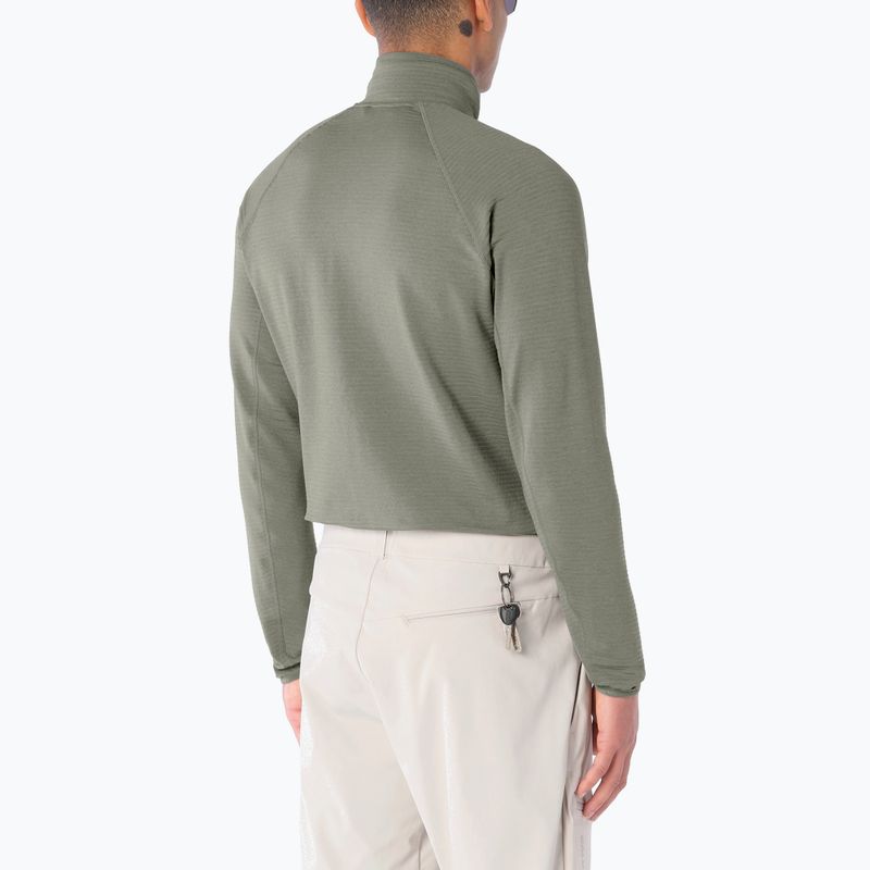 Кофта трекінгова чоловіча Salomon Essential Lightwarm Full Zip castor gray 2