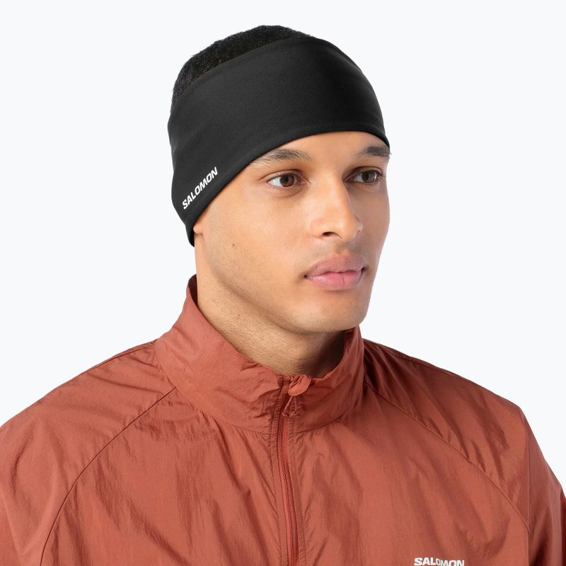 Пов'язка на голову Salomon Run Tech Headband deep black 2