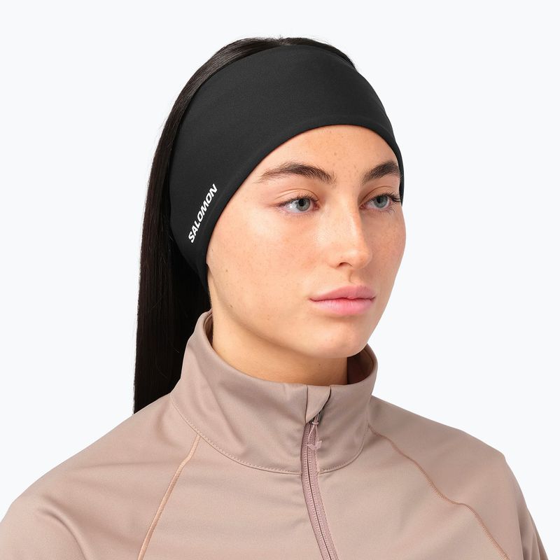 Пов'язка на голову Salomon Run Tech Headband deep black 3