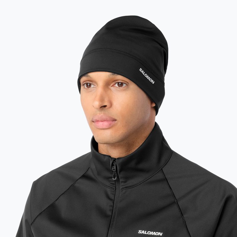 Шапка для бігу Salomon Run Tech Beanie deep black 2