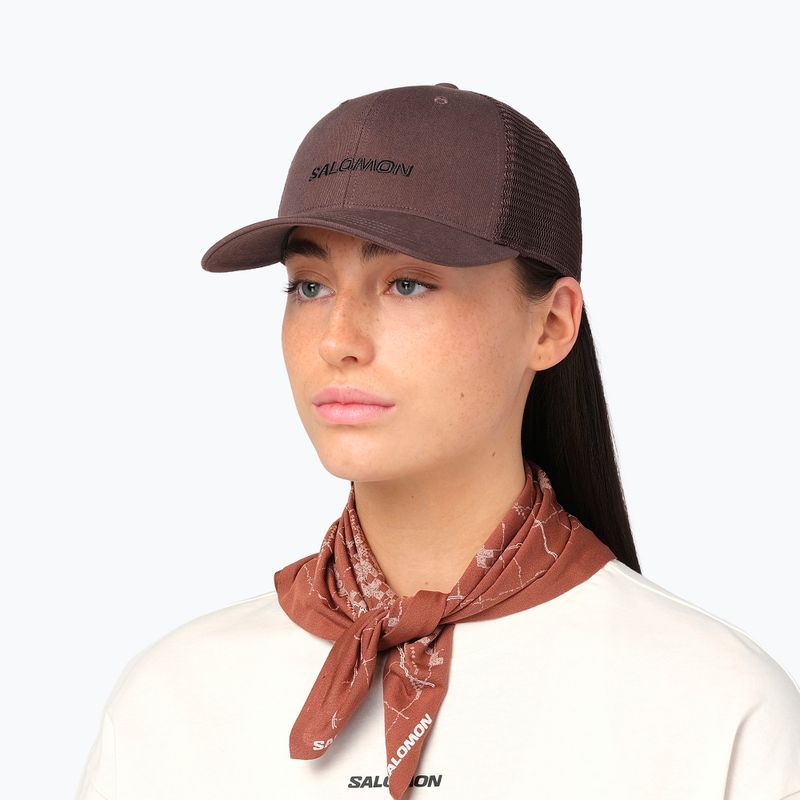 Кепка Salomon Logo Trucker coffee bean 4