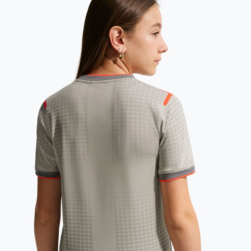 Футболка футбольна дитяча Nike England Pre-Match pewter grey/bright crimson 8