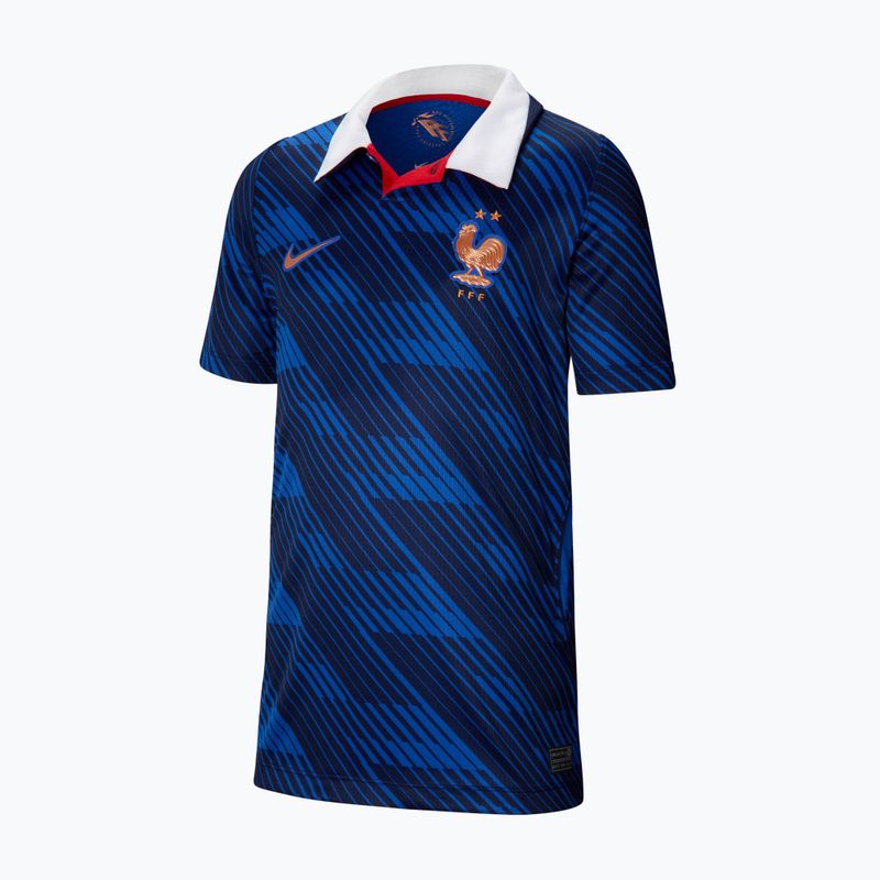 Футболка футбольна дитяча Nike FFF 2026 Stadium Home game royal/metallic copper