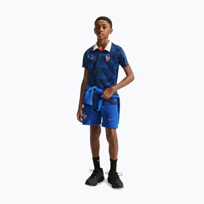 Футболка футбольна дитяча Nike FFF 2026 Stadium Home game royal/metallic copper 5