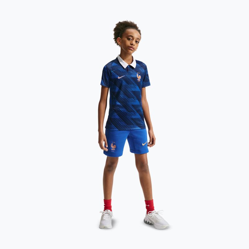 Футболка футбольна дитяча Nike FFF 2026 Stadium Home game royal/metallic copper 6
