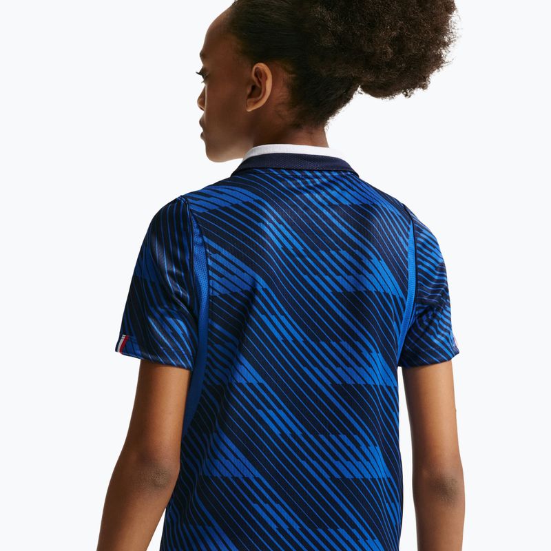 Футболка футбольна дитяча Nike FFF 2026 Stadium Home game royal/metallic copper 9