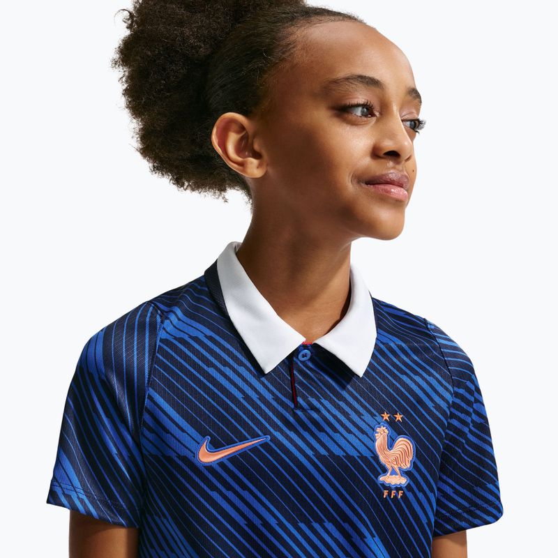 Футболка футбольна дитяча Nike FFF 2026 Stadium Home game royal/metallic copper 10