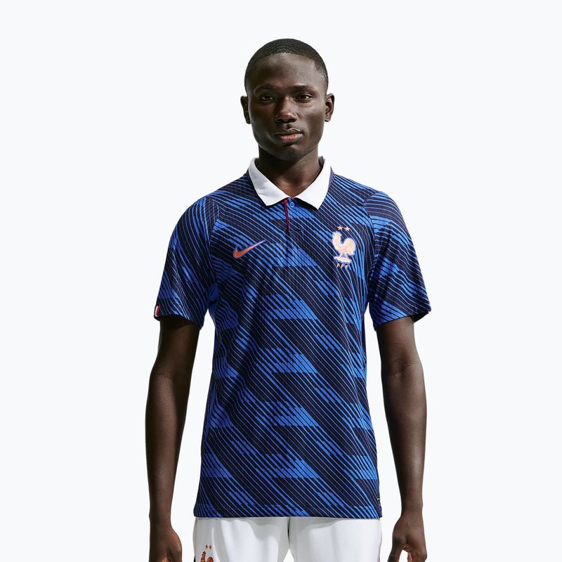 Футболка футбольна чоловіча Nike FFF 2026/27 Match Home game royal/metallic copper