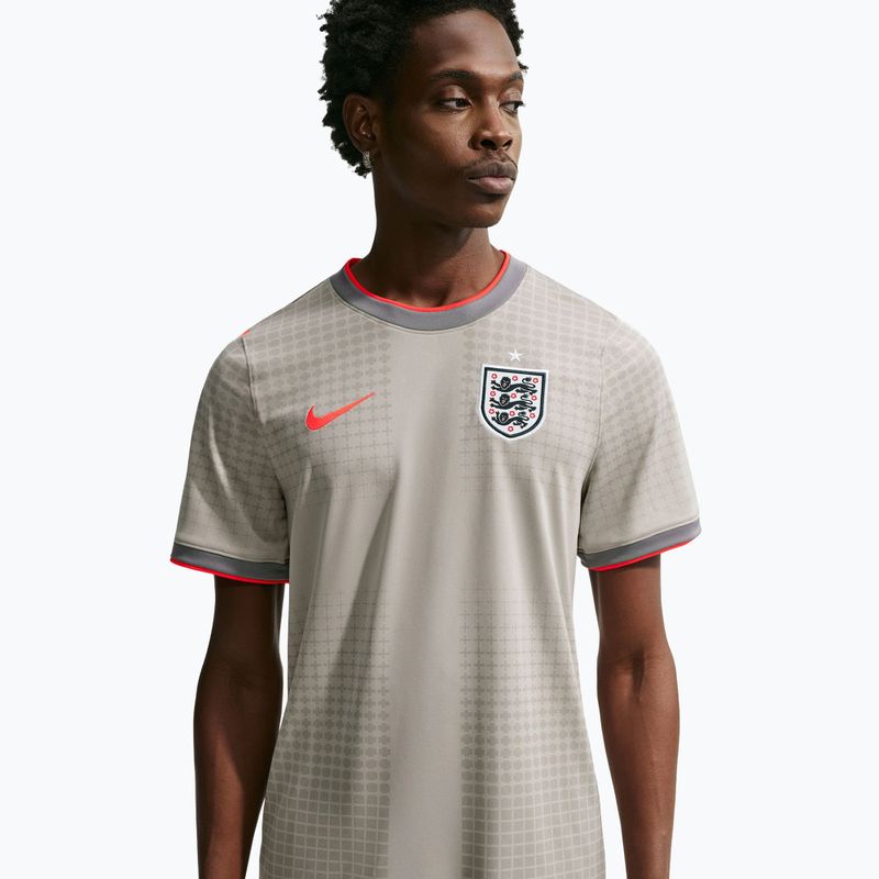 Футболка футбольна чоловіча Nike England Academy Pro Pre-Match pewter grey/bright crimson 4