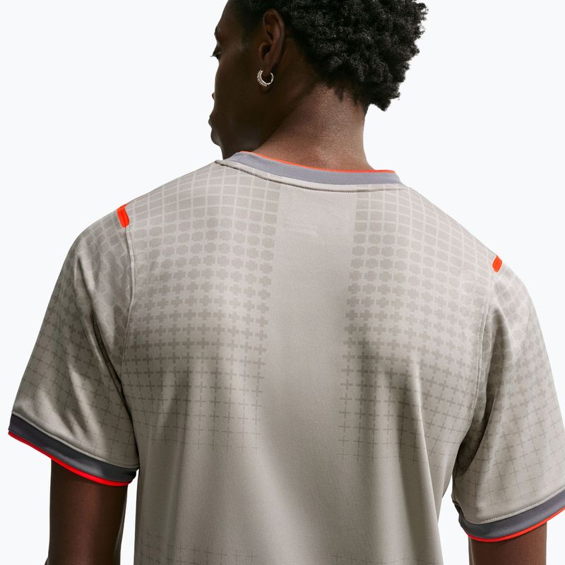 Футболка футбольна чоловіча Nike England Academy Pro Pre-Match pewter grey/bright crimson 6