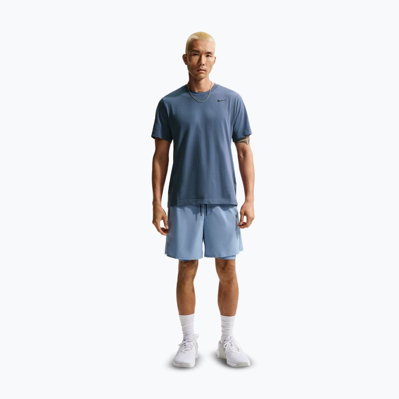 Футболка чоловіча Nike Dri-Fit diffused blue/black 2
