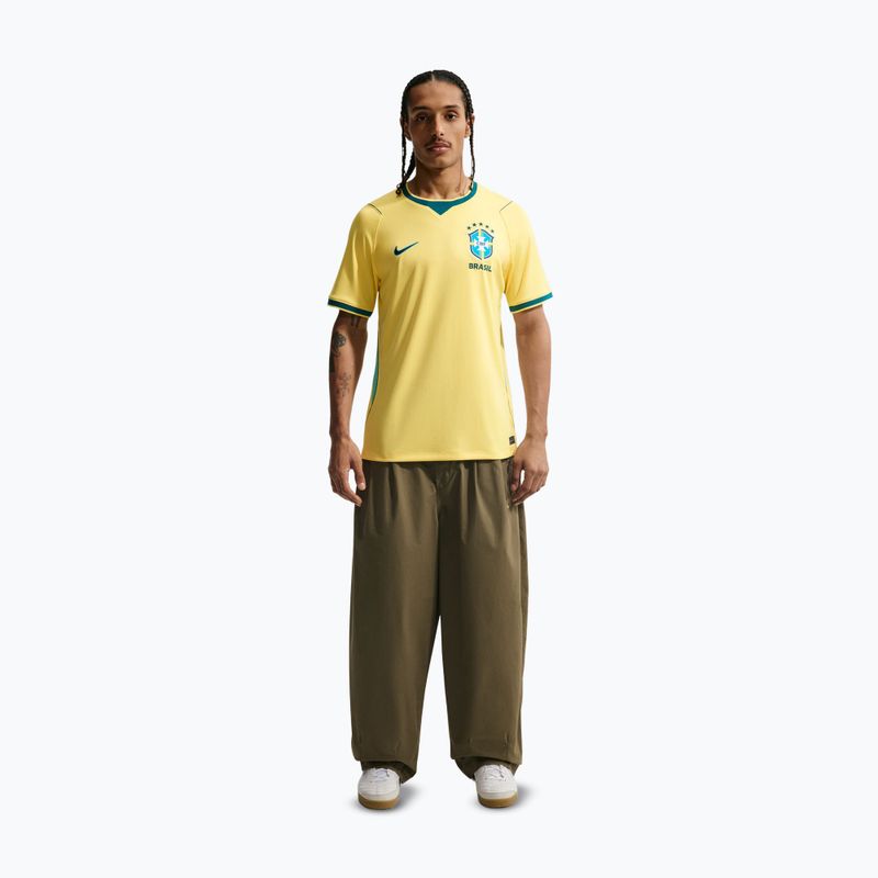 Футболка футбольна чоловіча Nike Brazil 2026 Stadium Home Soccer Replica canary/light menta/geode teal 2