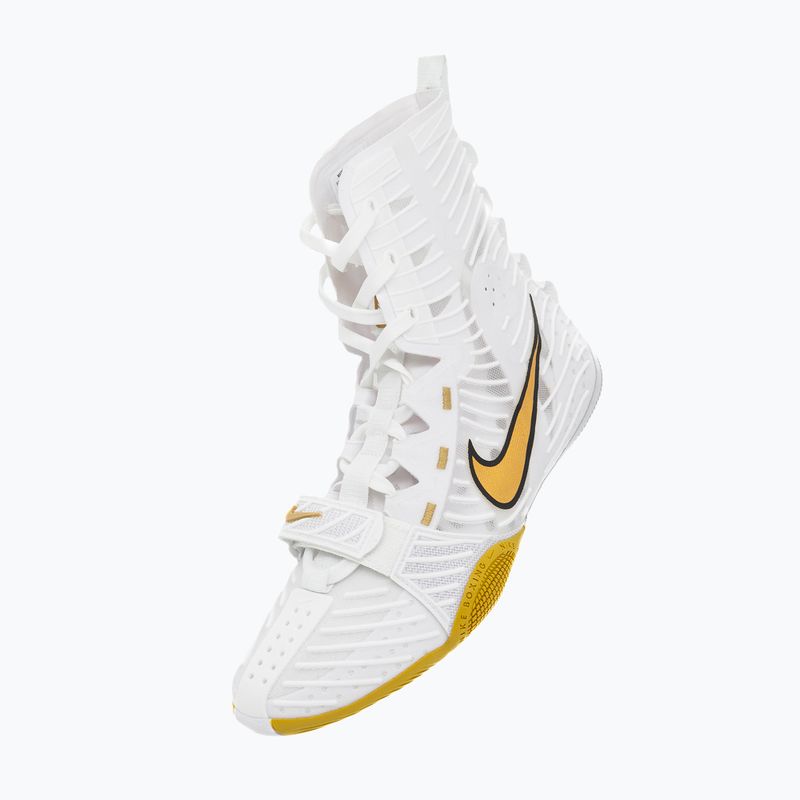 Кросівки боксерські Nike HyperKo 3 white/metallic gold 7