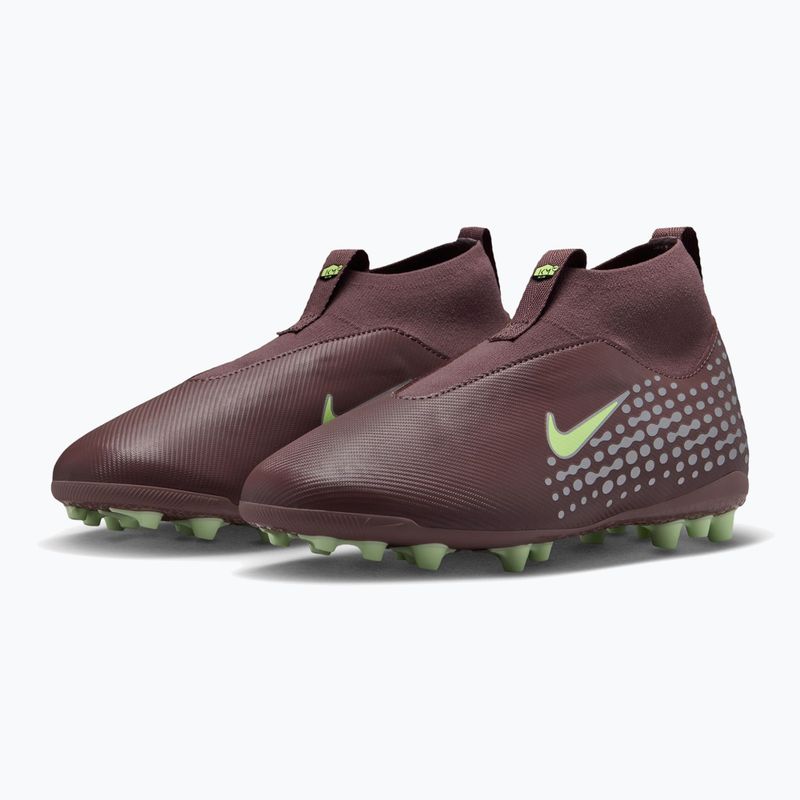 Кросівки футбольні дитячі Nike Zoom Superfly 10 Academy Kylian Mbappe AG plum eclipse/metallic silver 3