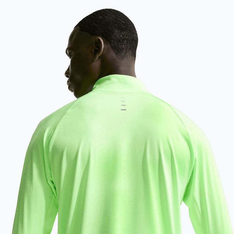 Чоловіча бігова кофта Nike Stride 1/4 Zip Dri-Fit lime blast 4
