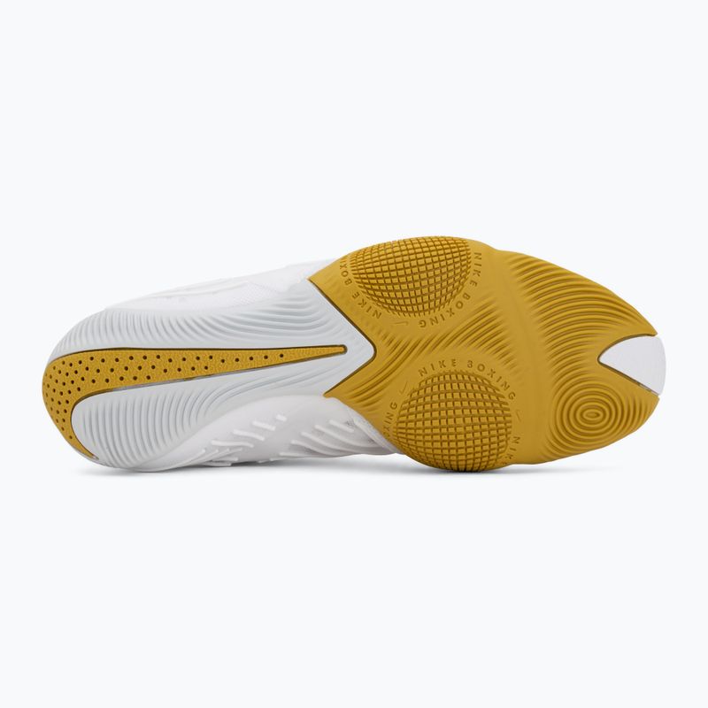 Кросівки боксерські Nike HyperKo 3 white/metallic gold 4