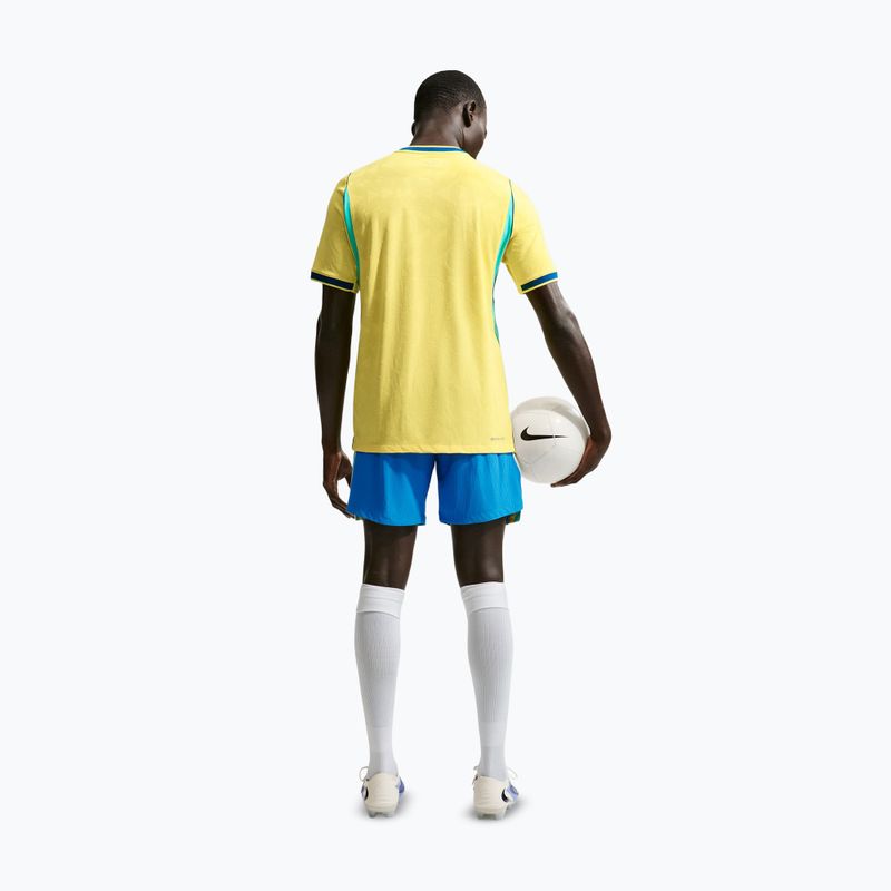 Футболка футбольна чоловіча Nike Brazil 2026/27 Match Home canary/light mint/geode teal 3